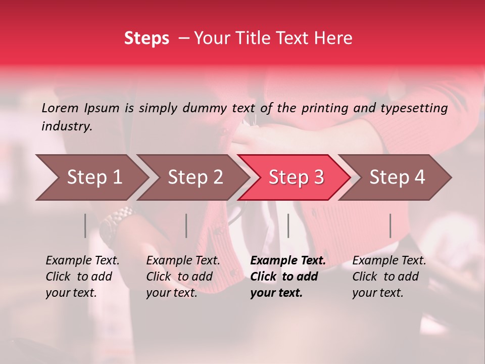 Shoplifter Retail Lady PowerPoint Template