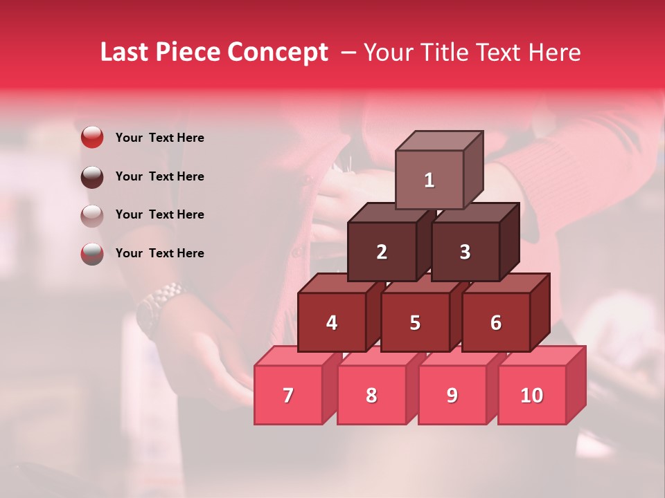 Shoplifter Retail Lady PowerPoint Template