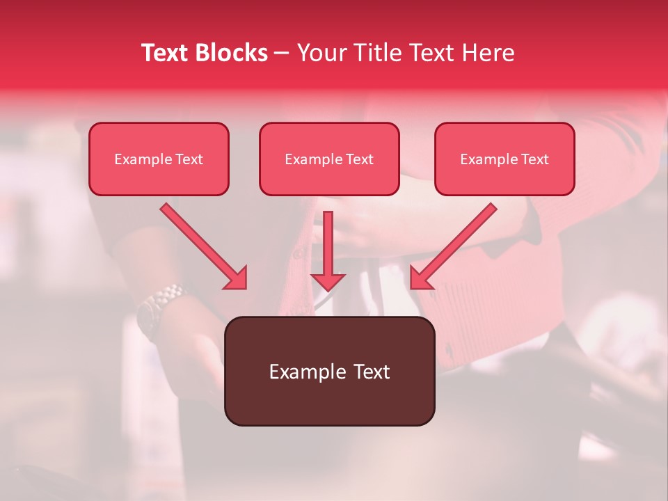 Shoplifter Retail Lady PowerPoint Template