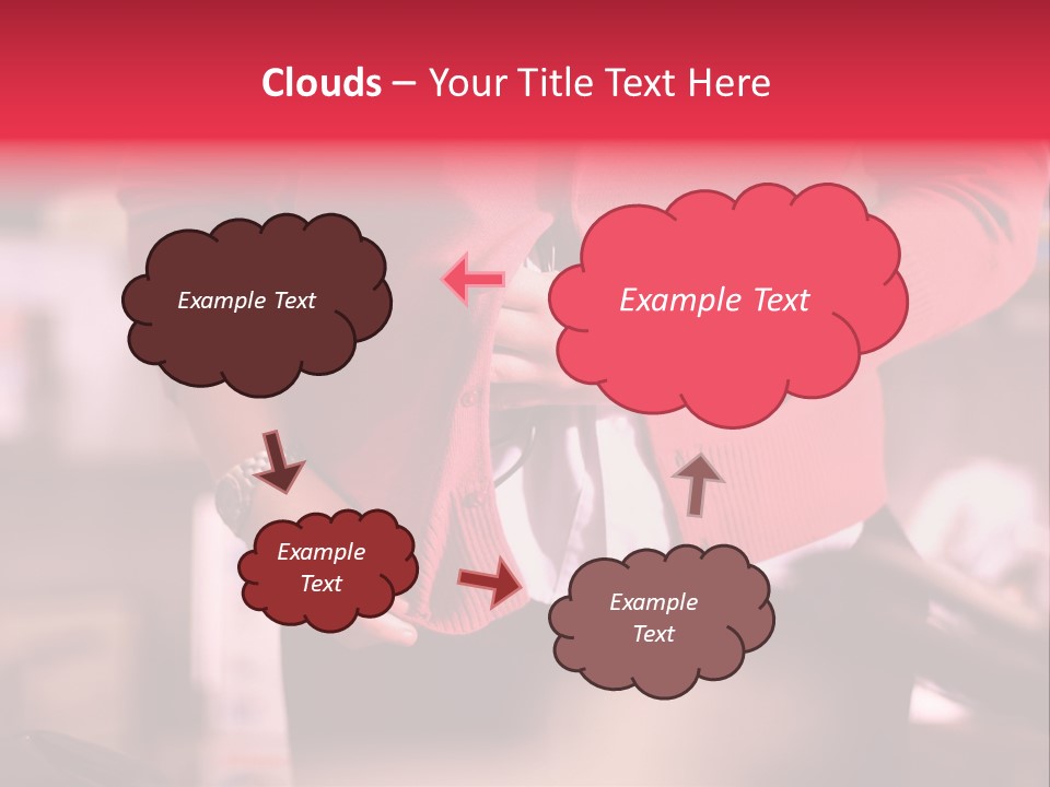 Shoplifter Retail Lady PowerPoint Template