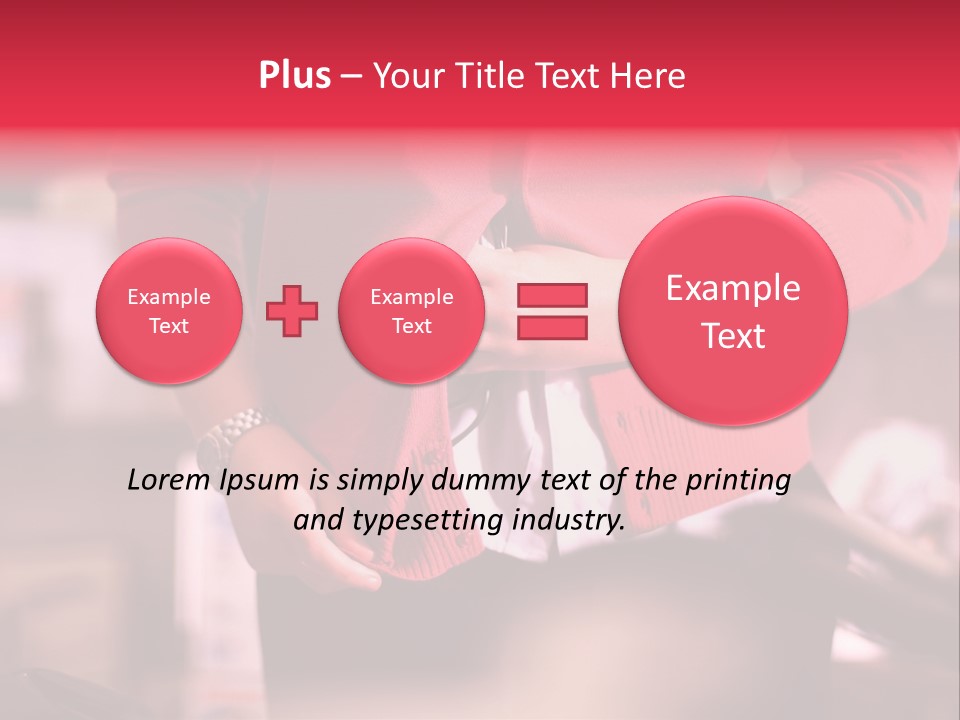 Shoplifter Retail Lady PowerPoint Template