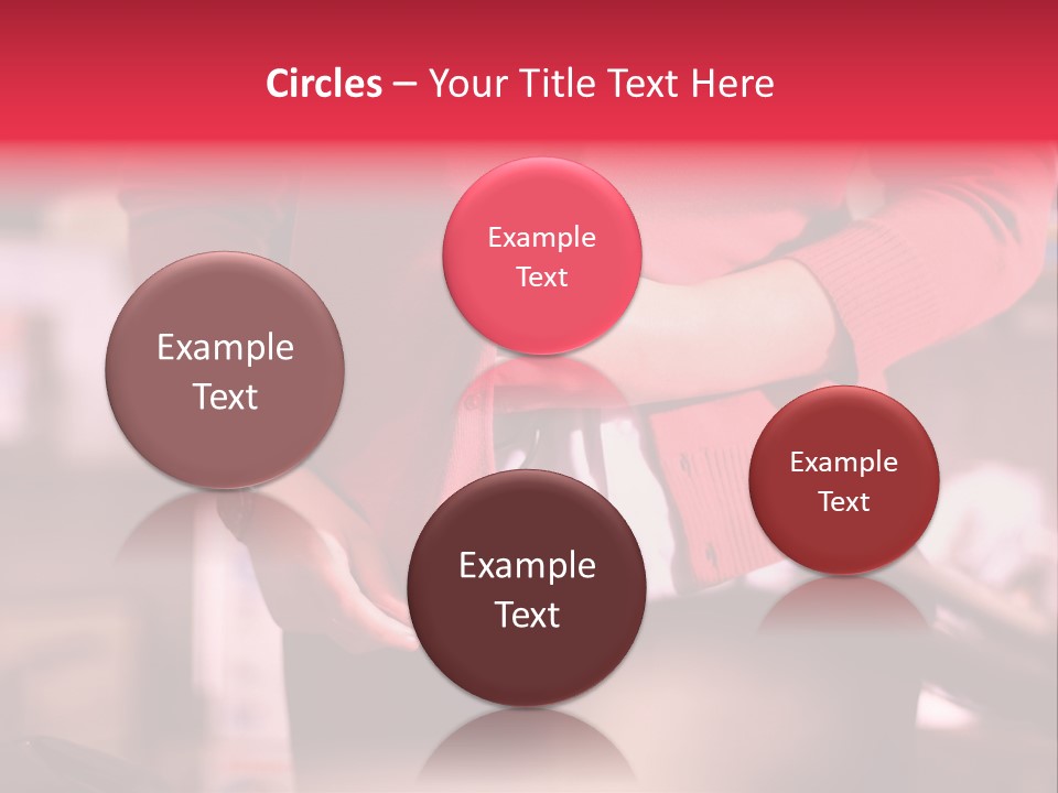 Shoplifter Retail Lady PowerPoint Template