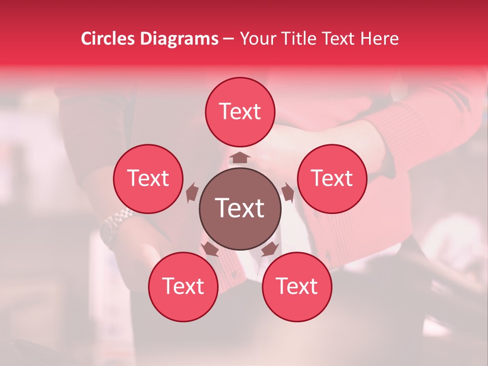 Shoplifter Retail Lady PowerPoint Template