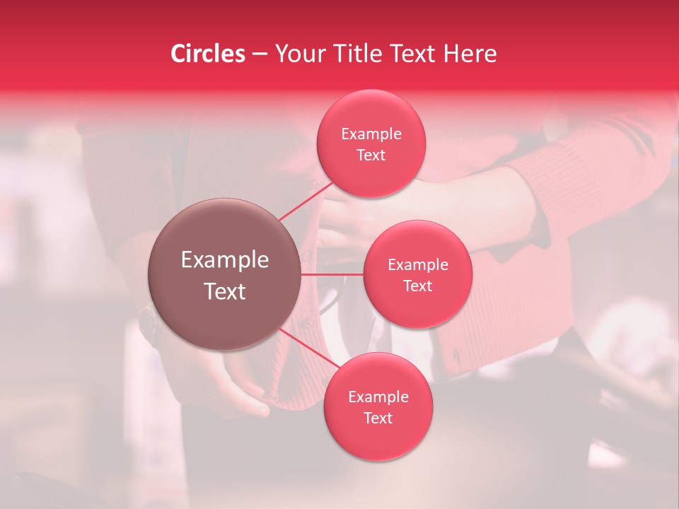 Shoplifter Retail Lady PowerPoint Template