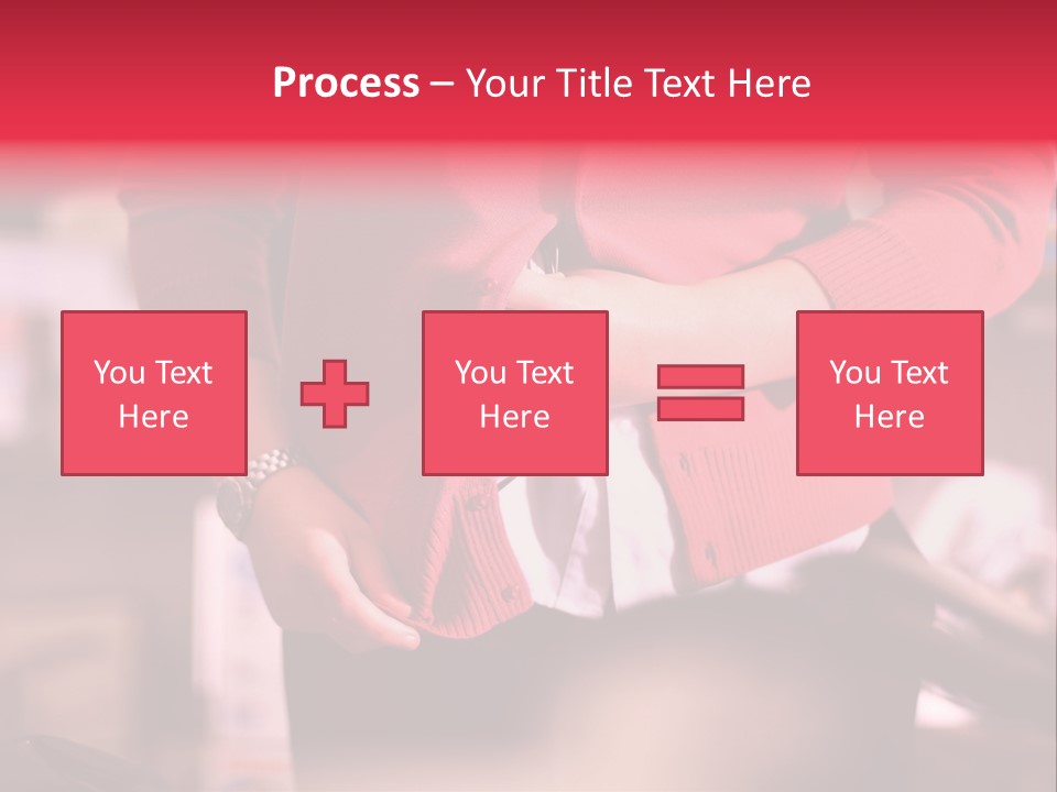 Shoplifter Retail Lady PowerPoint Template
