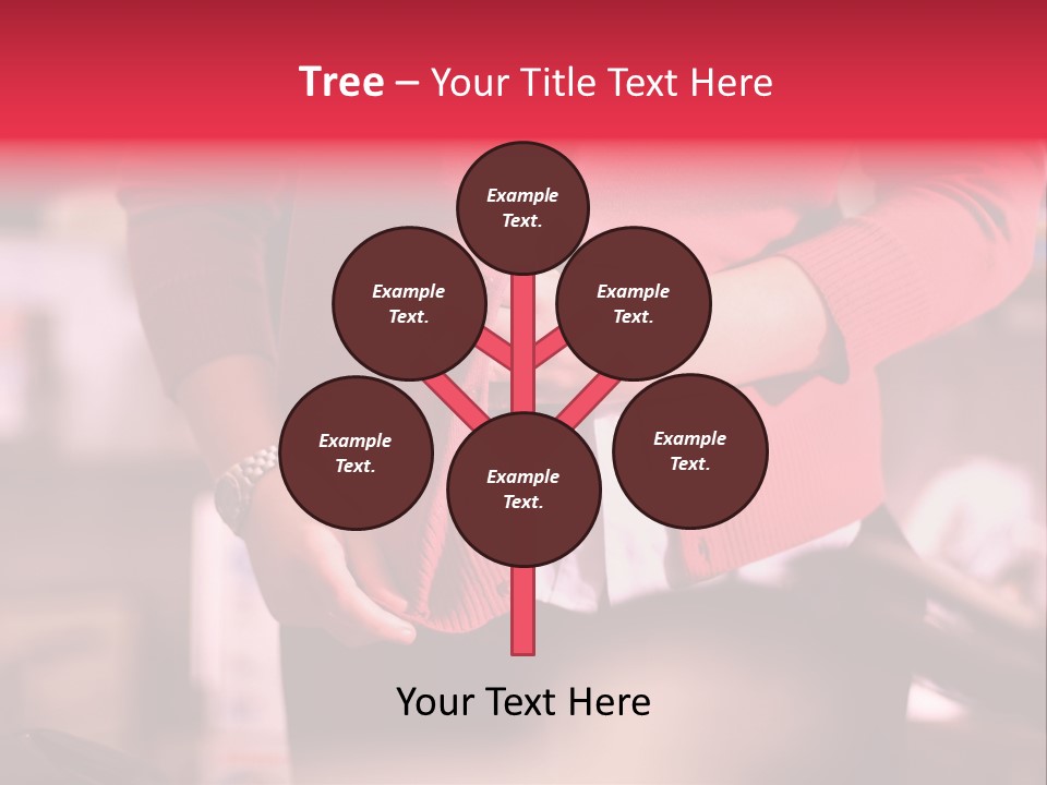 Shoplifter Retail Lady PowerPoint Template