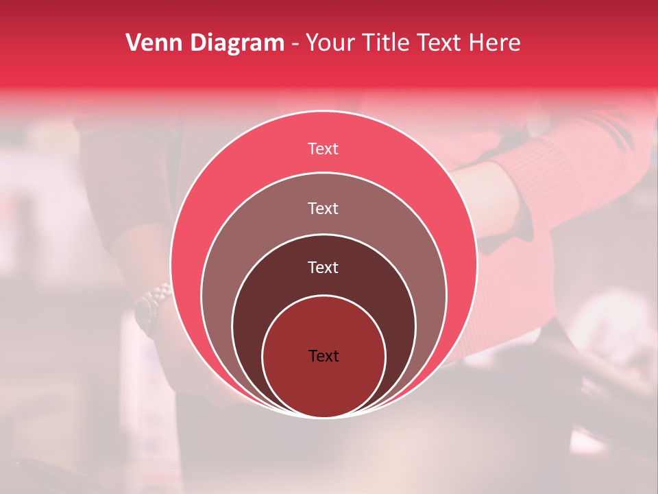 Shoplifter Retail Lady PowerPoint Template