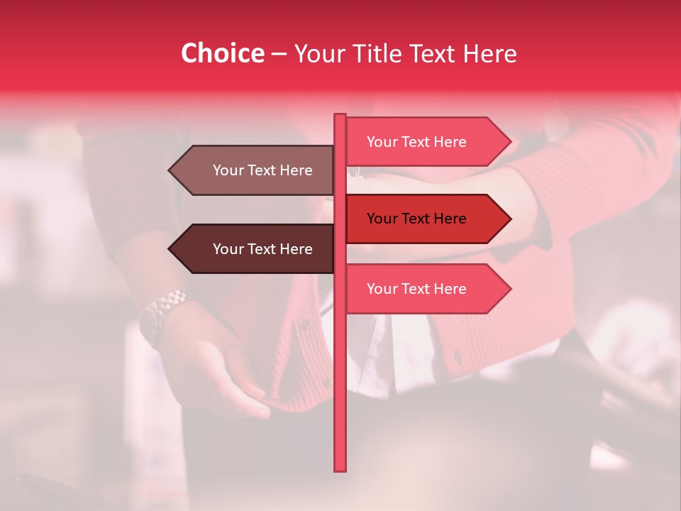 Shoplifter Retail Lady PowerPoint Template