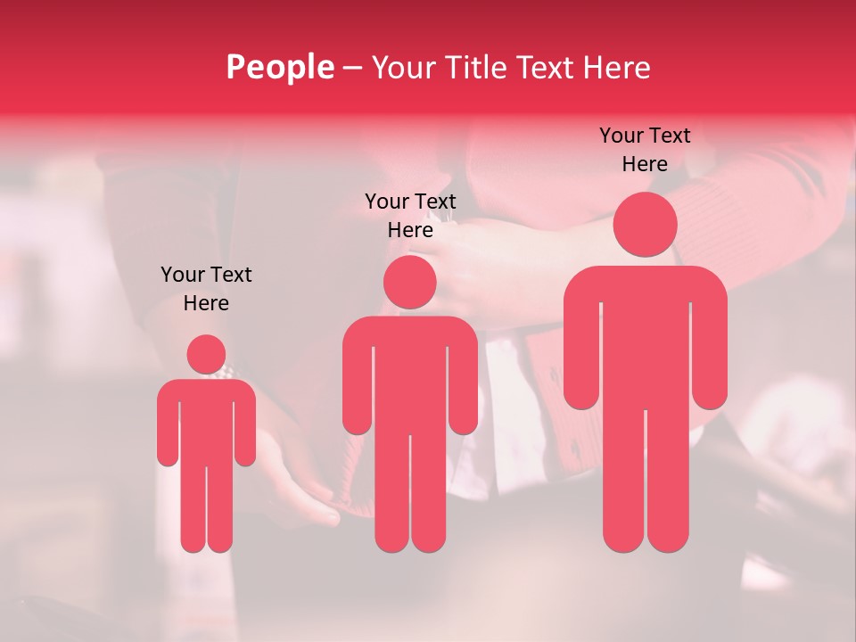 Shoplifter Retail Lady PowerPoint Template