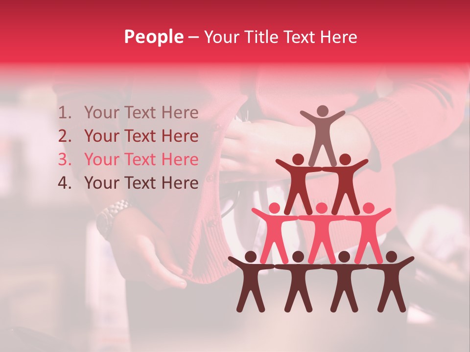 Shoplifter Retail Lady PowerPoint Template