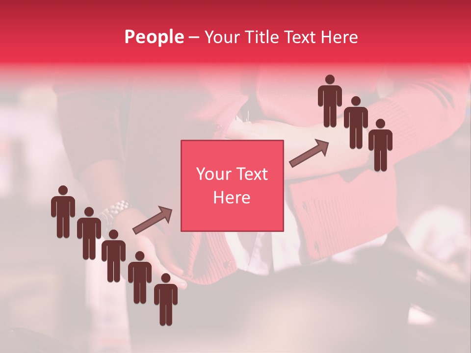 Shoplifter Retail Lady PowerPoint Template