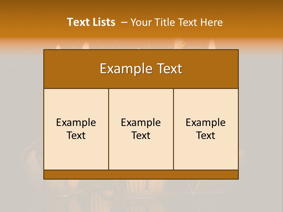 Alight Isolated Treat PowerPoint Template