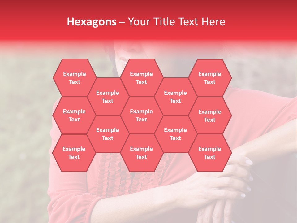 Serious Sitting Bench PowerPoint Template