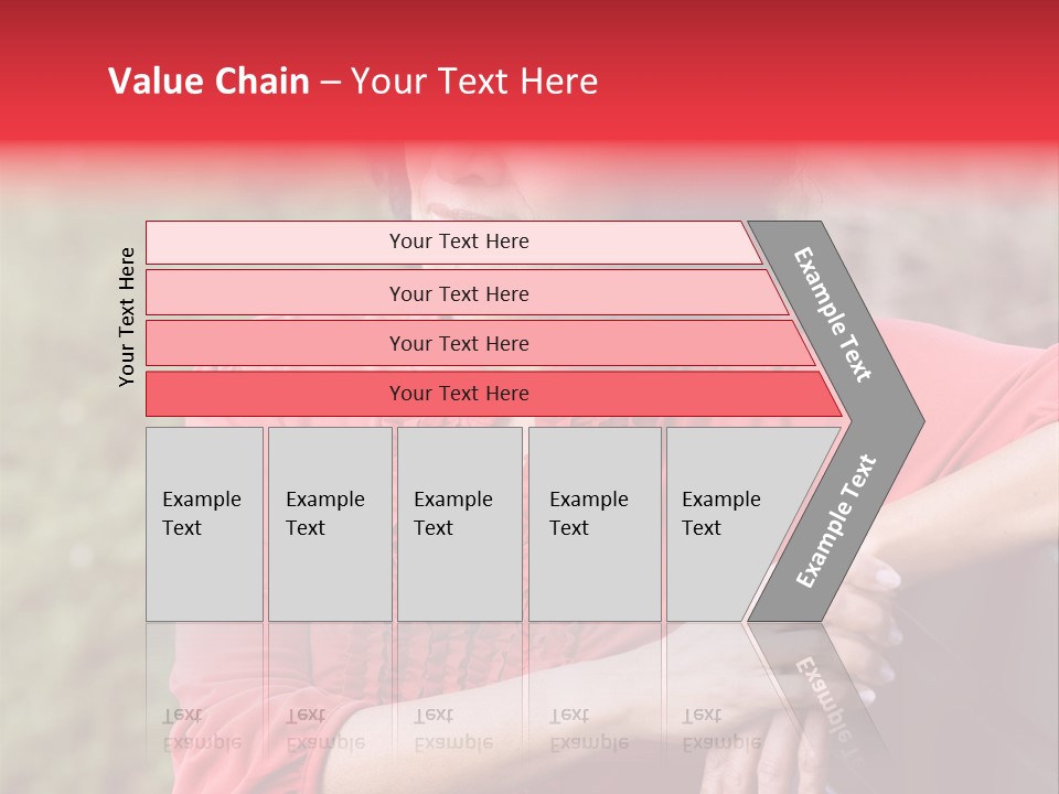 Serious Sitting Bench PowerPoint Template