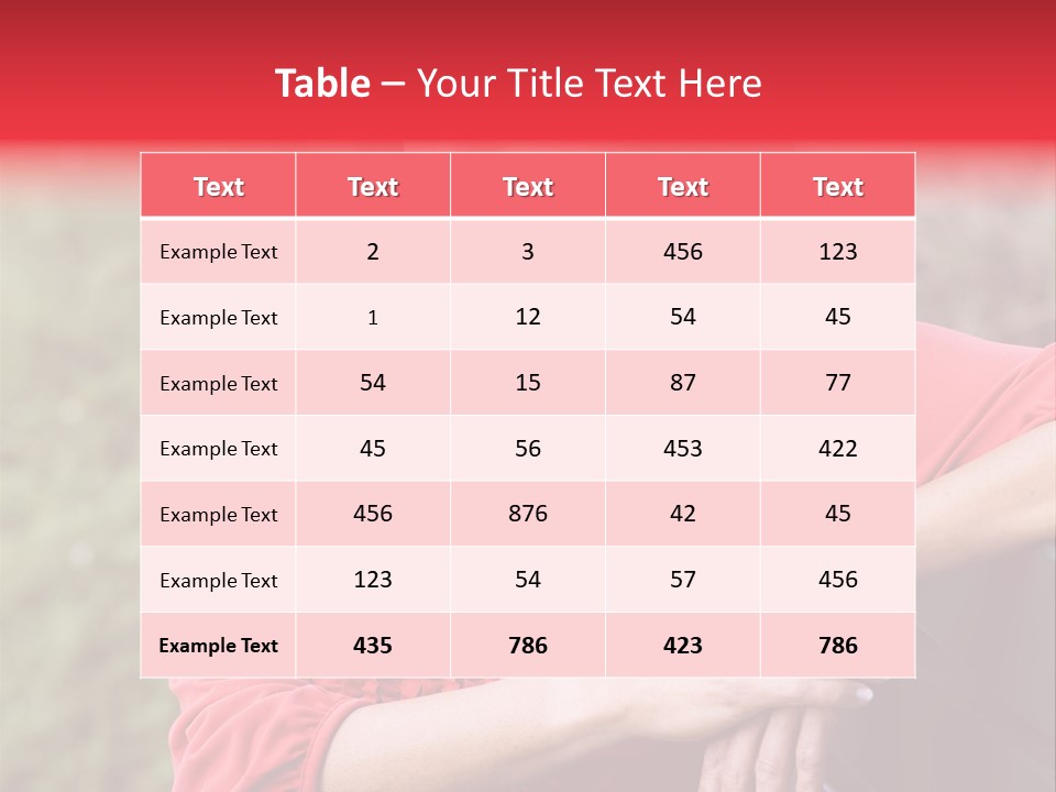 Serious Sitting Bench PowerPoint Template