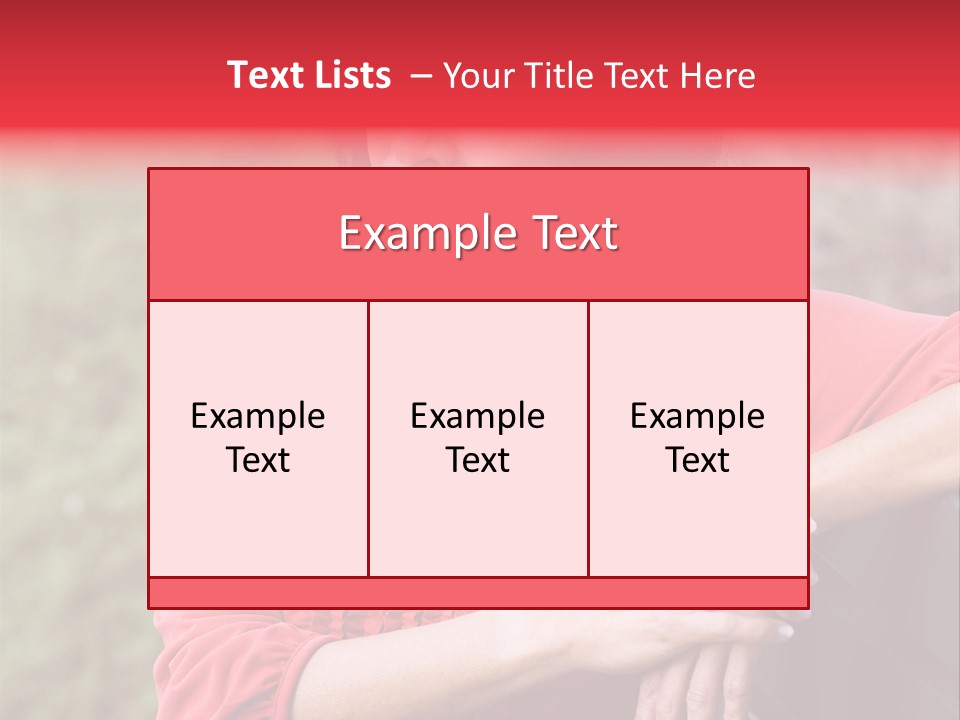 Serious Sitting Bench PowerPoint Template