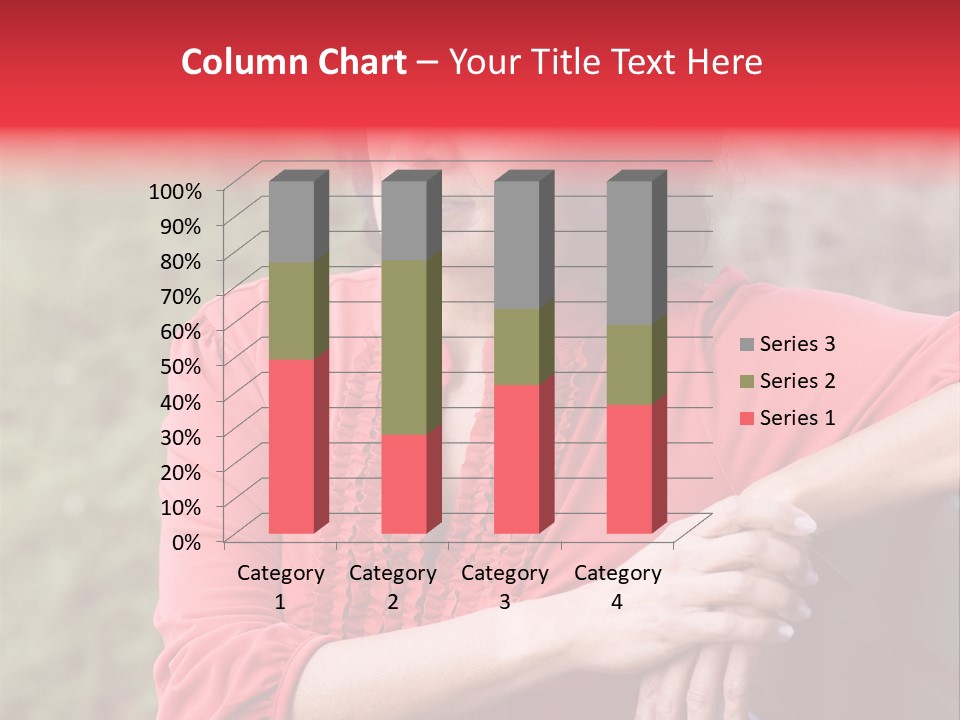 Serious Sitting Bench PowerPoint Template