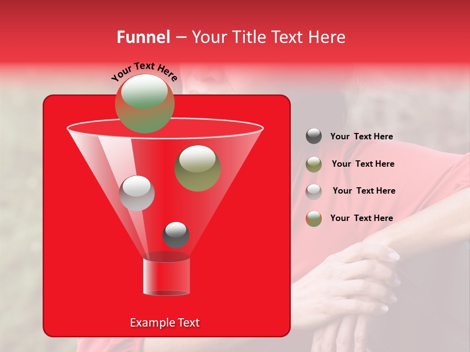 Serious Sitting Bench PowerPoint Template