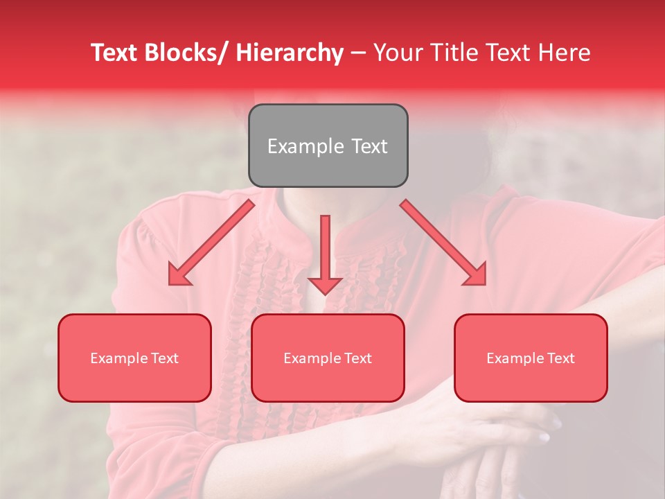 Serious Sitting Bench PowerPoint Template