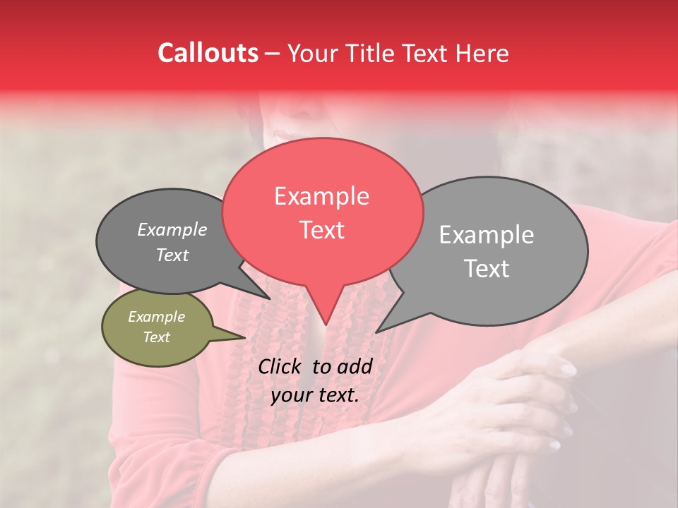 Serious Sitting Bench PowerPoint Template