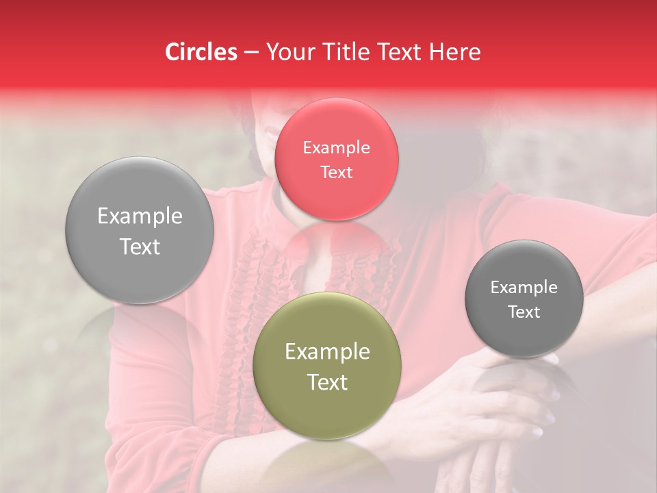 Serious Sitting Bench PowerPoint Template