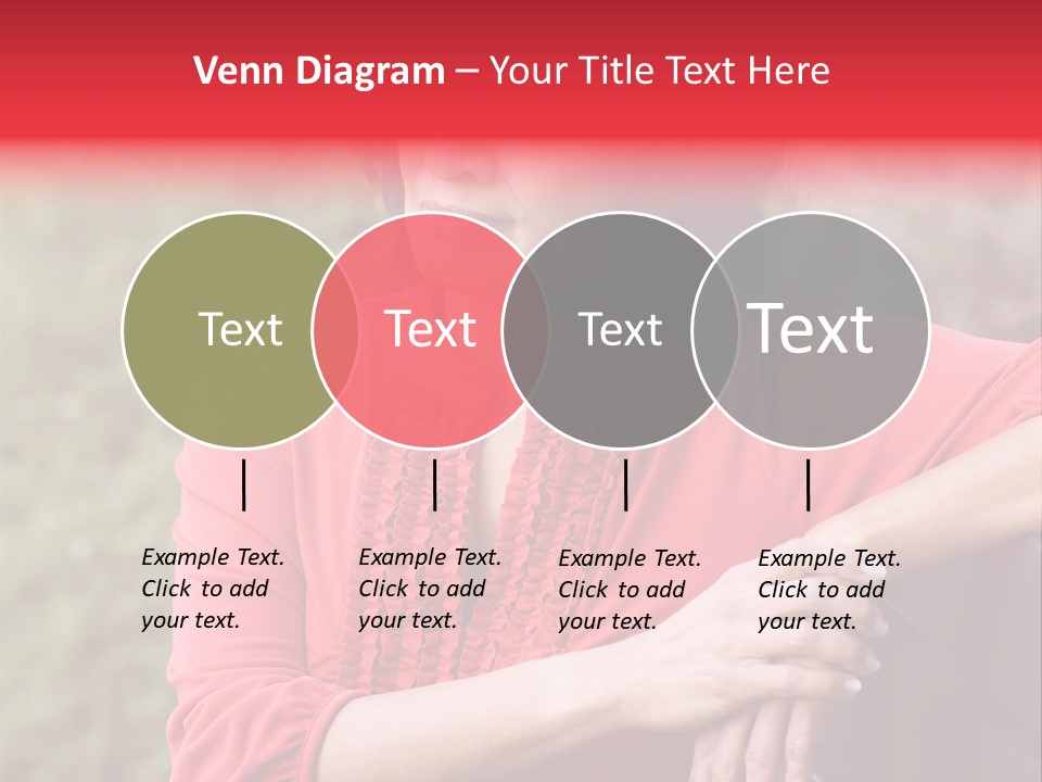 Serious Sitting Bench PowerPoint Template
