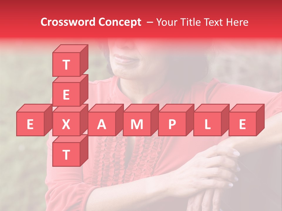 Serious Sitting Bench PowerPoint Template