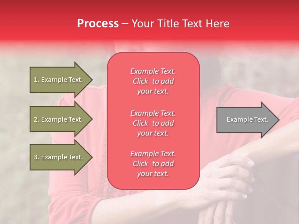Serious Sitting Bench PowerPoint Template