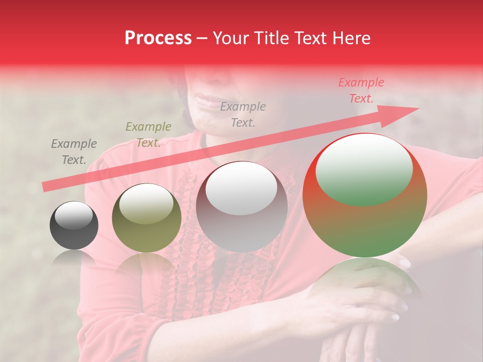 Serious Sitting Bench PowerPoint Template