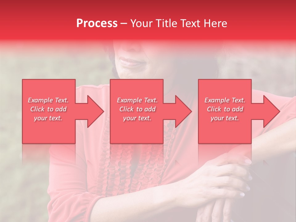 Serious Sitting Bench PowerPoint Template