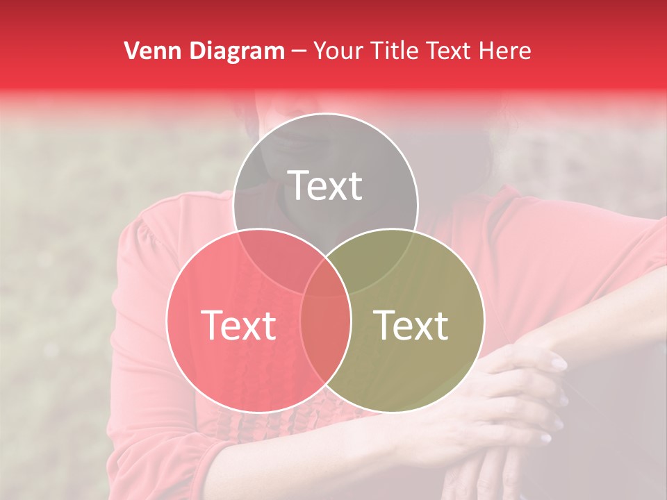 Serious Sitting Bench PowerPoint Template