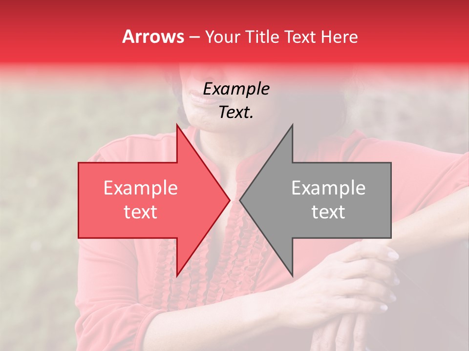 Serious Sitting Bench PowerPoint Template