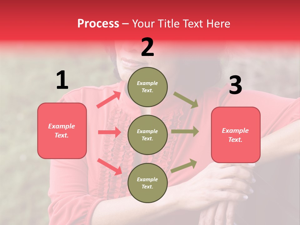Serious Sitting Bench PowerPoint Template