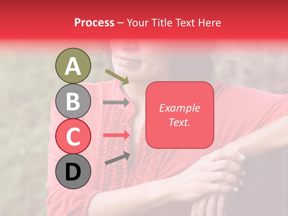 Serious Sitting Bench PowerPoint Template