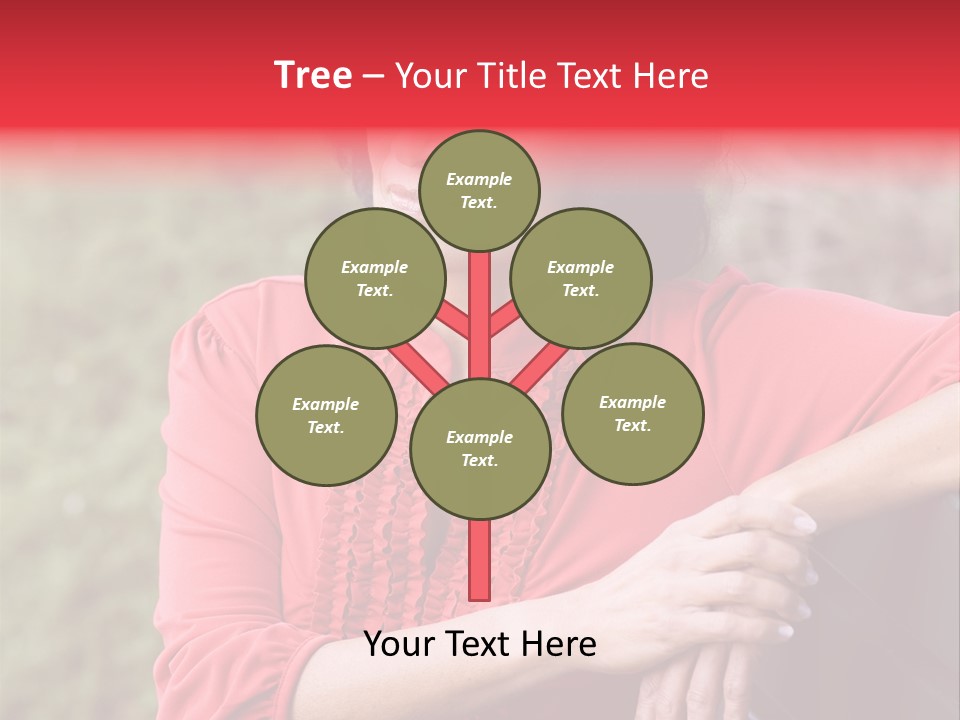 Serious Sitting Bench PowerPoint Template