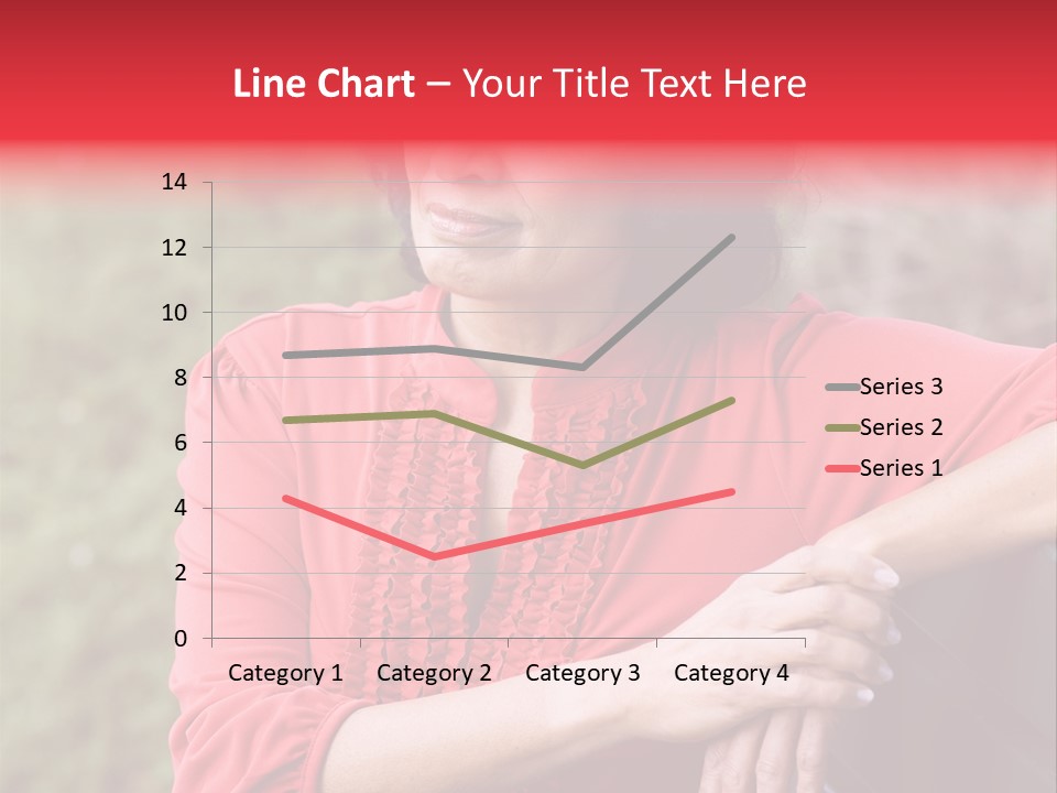 Serious Sitting Bench PowerPoint Template