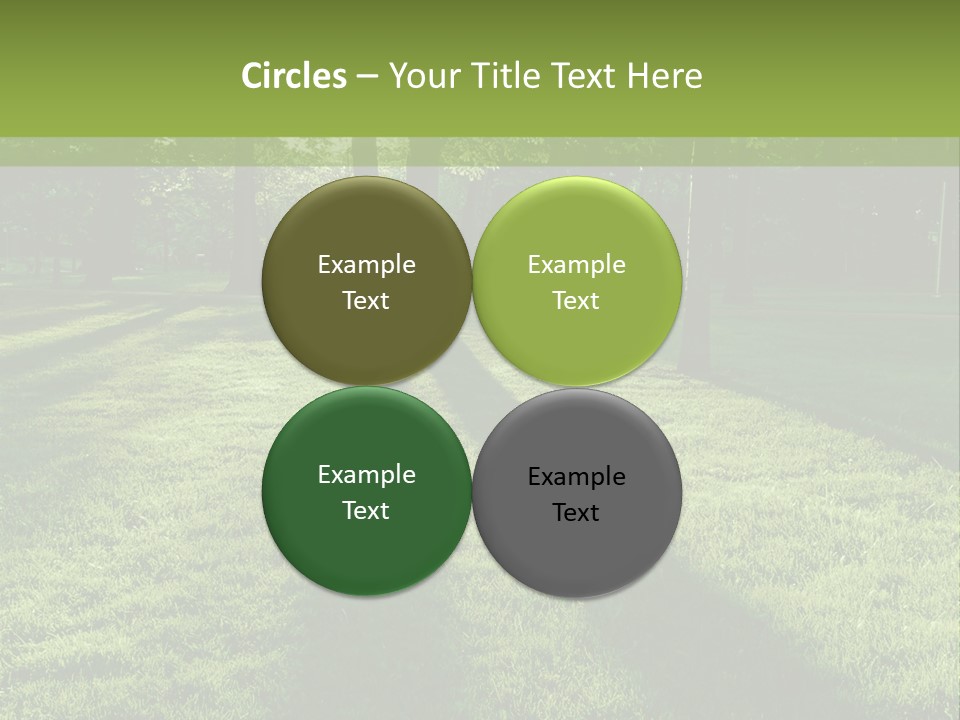 Leafy Setting Beautiful PowerPoint Template