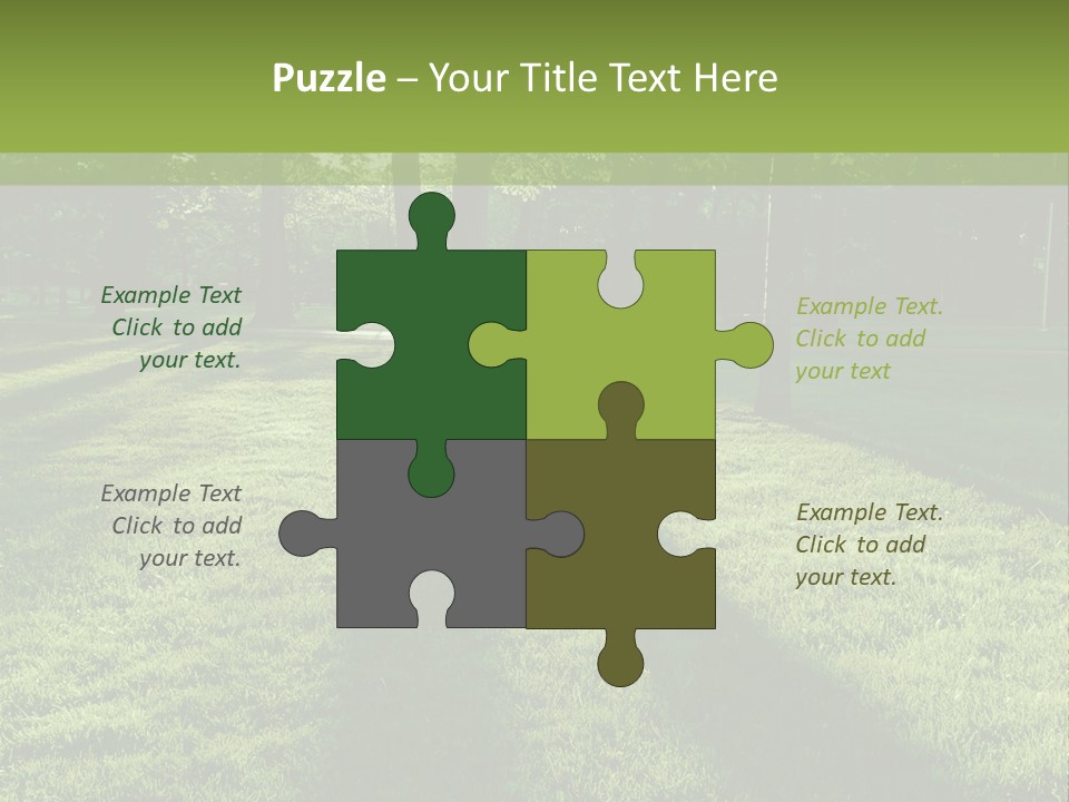 Leafy Setting Beautiful PowerPoint Template