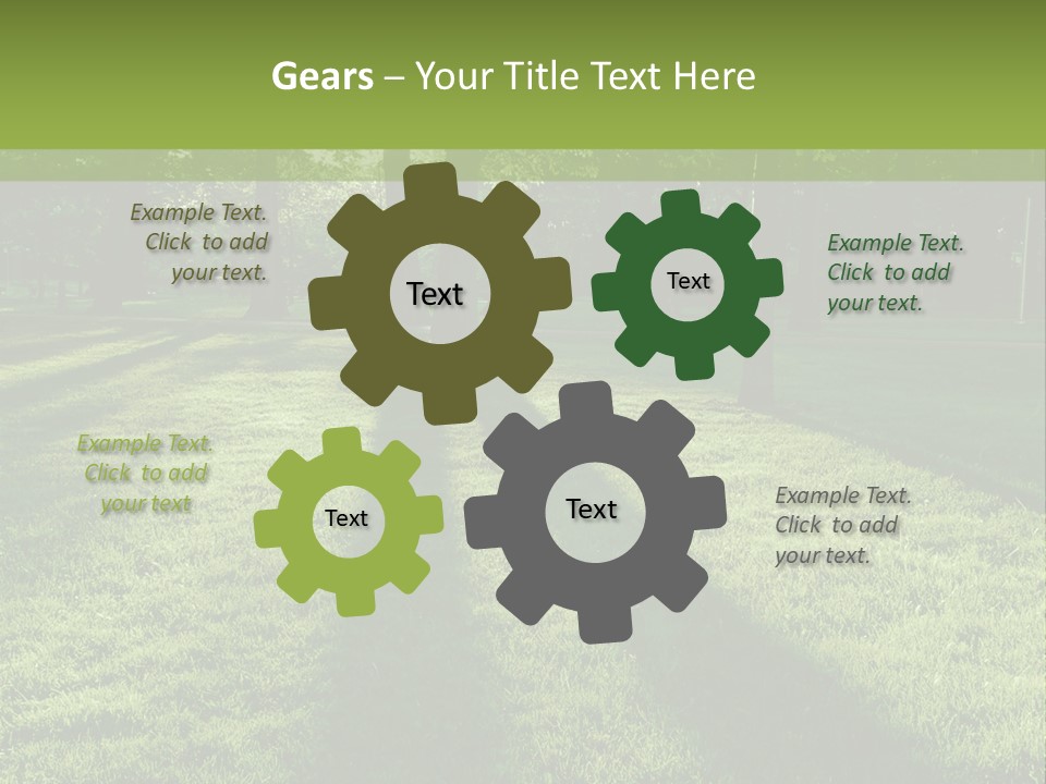 Leafy Setting Beautiful PowerPoint Template