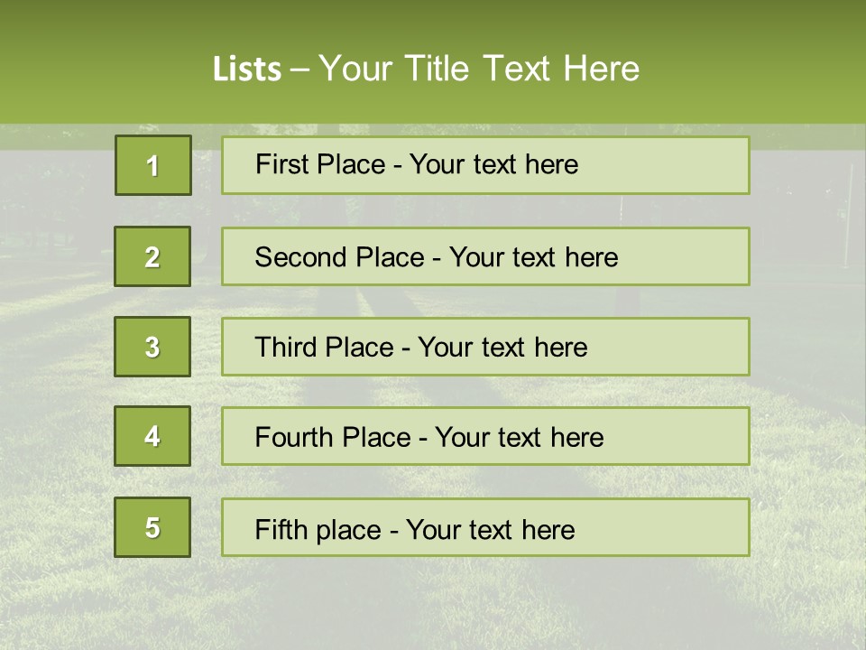 Leafy Setting Beautiful PowerPoint Template