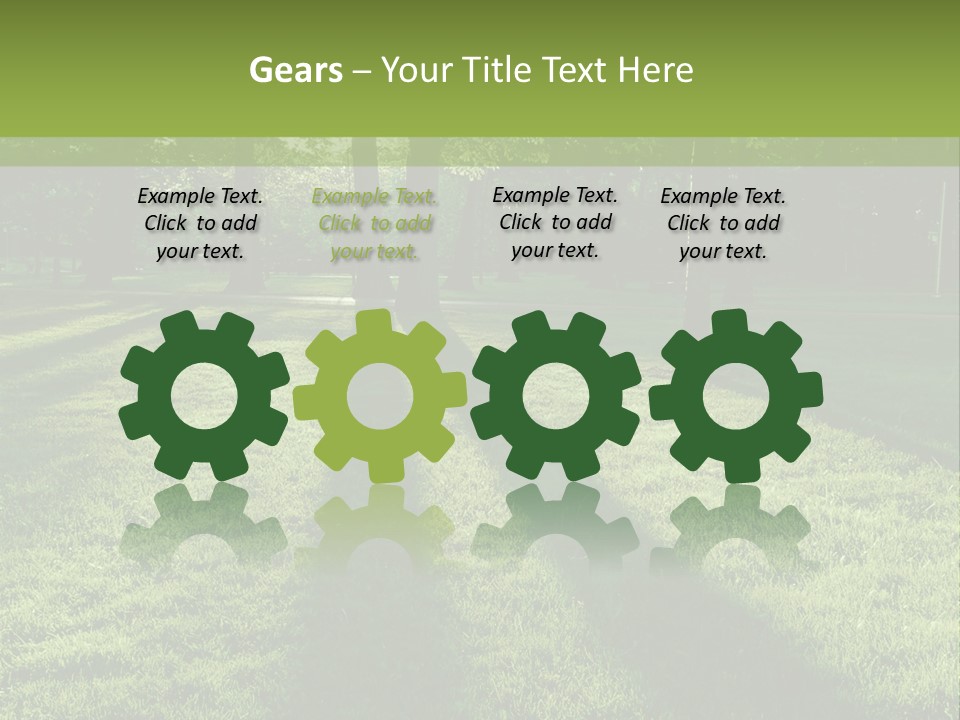 Leafy Setting Beautiful PowerPoint Template