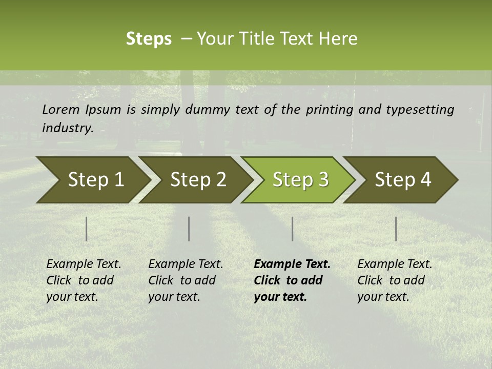 Leafy Setting Beautiful PowerPoint Template