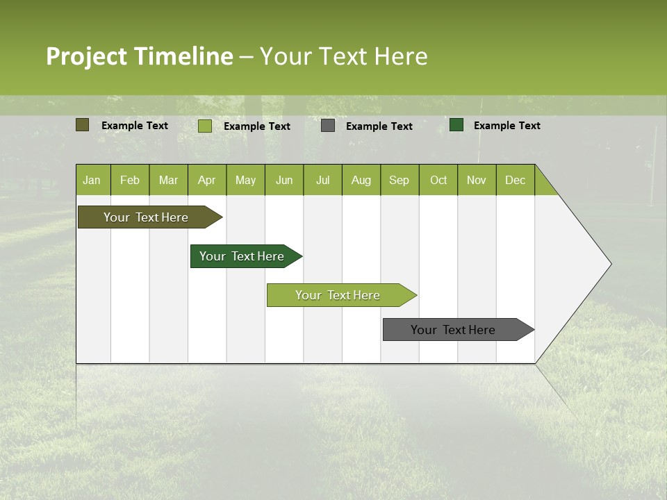 Leafy Setting Beautiful PowerPoint Template