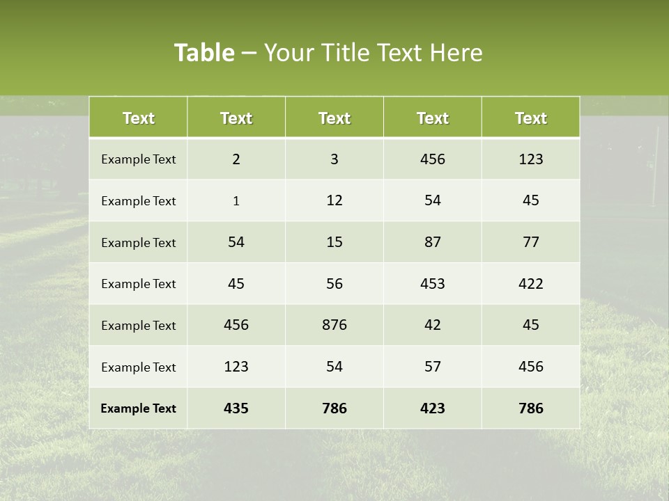Leafy Setting Beautiful PowerPoint Template