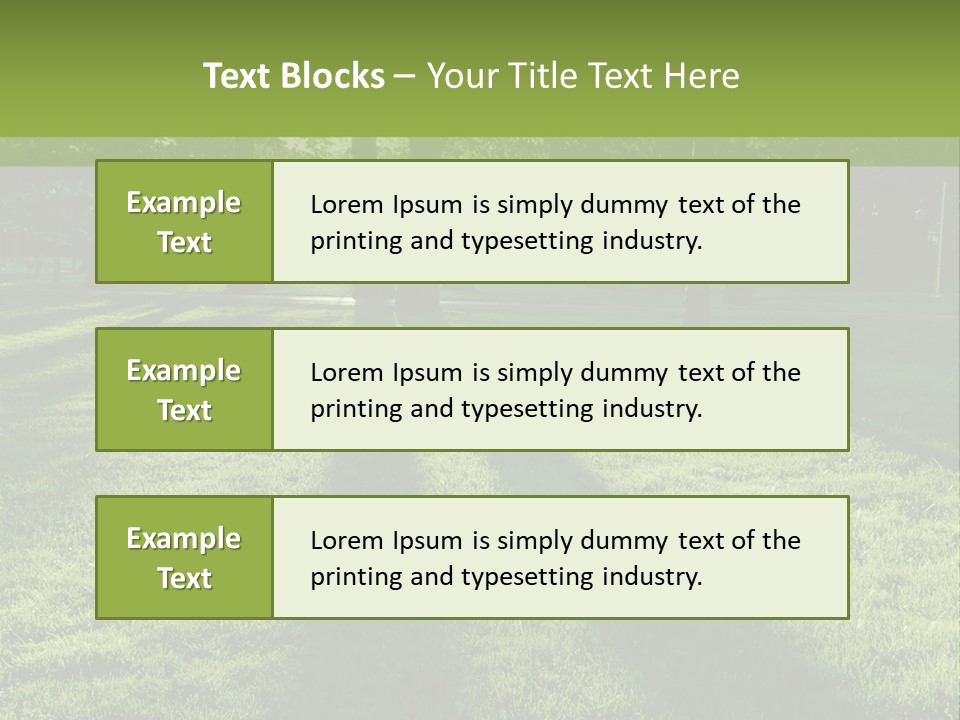 Leafy Setting Beautiful PowerPoint Template