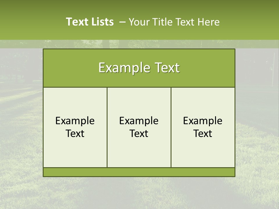 Leafy Setting Beautiful PowerPoint Template