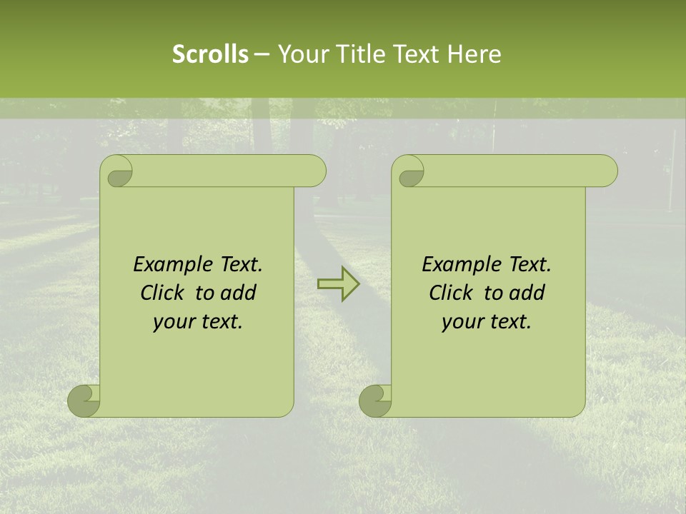 Leafy Setting Beautiful PowerPoint Template
