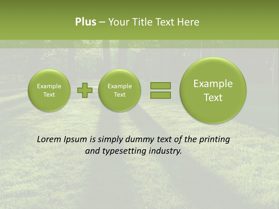 Leafy Setting Beautiful PowerPoint Template