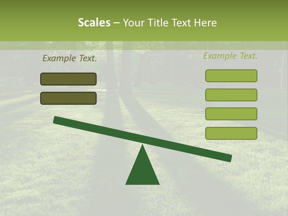 Leafy Setting Beautiful PowerPoint Template