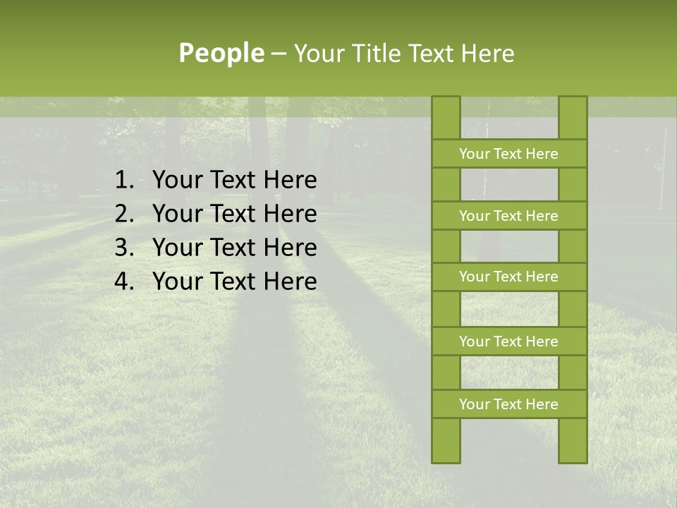 Leafy Setting Beautiful PowerPoint Template